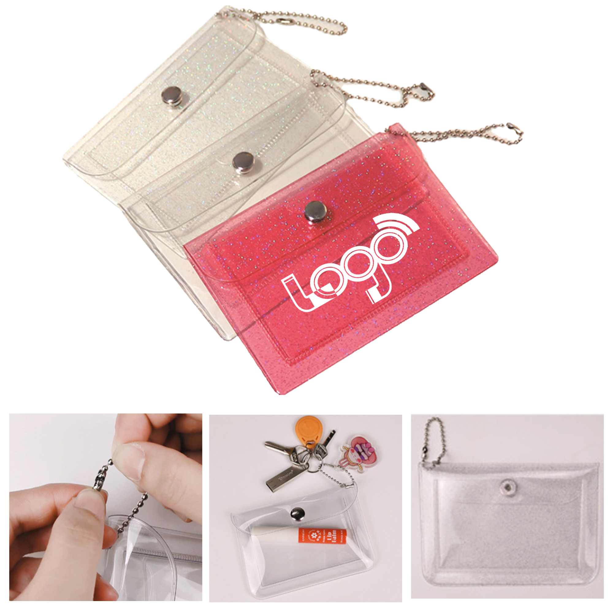 Lightweight Snap Closure Pouch for Travel and Everyday Use 2