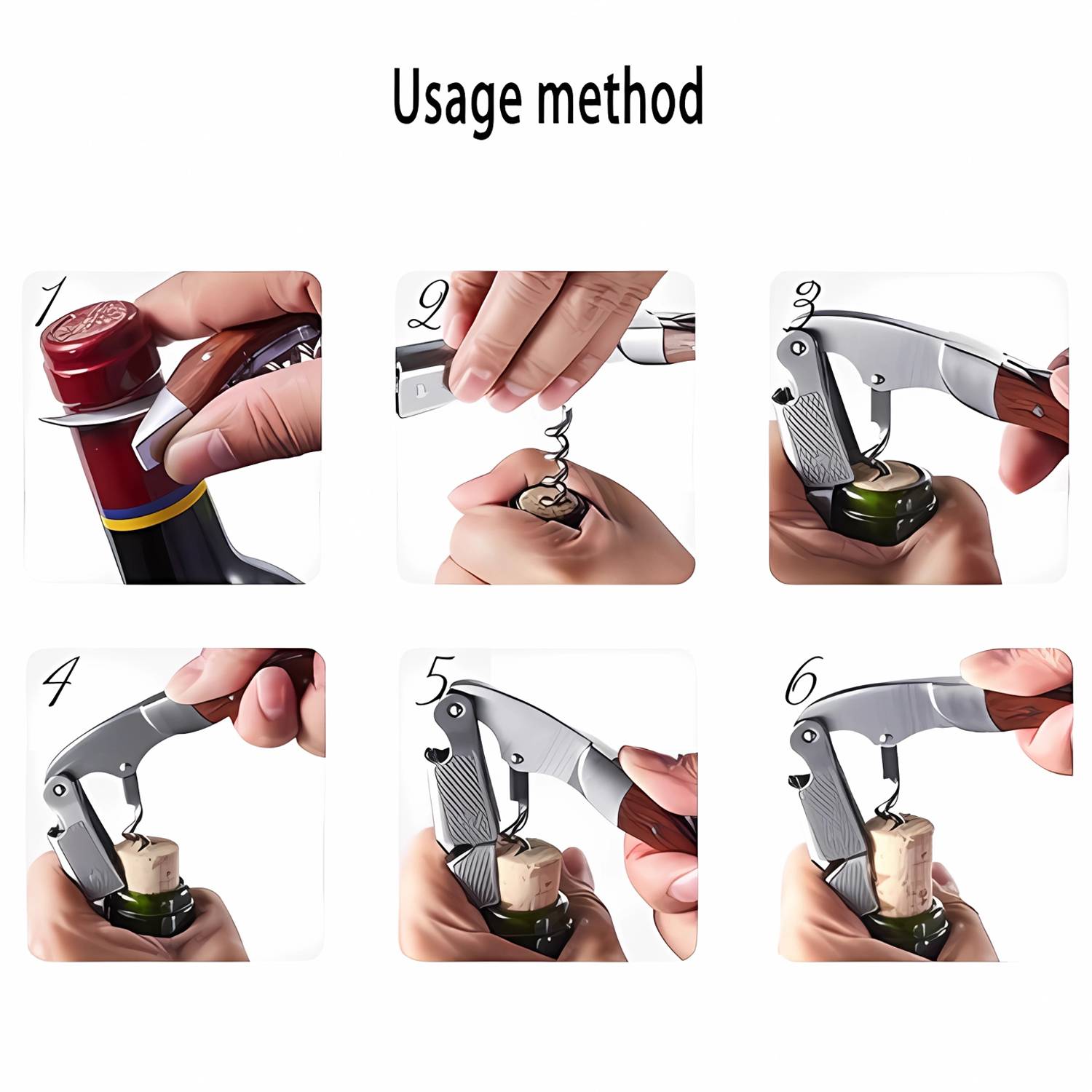 Multifunction Stainless Steel Wine Bottle Corkscrew 3