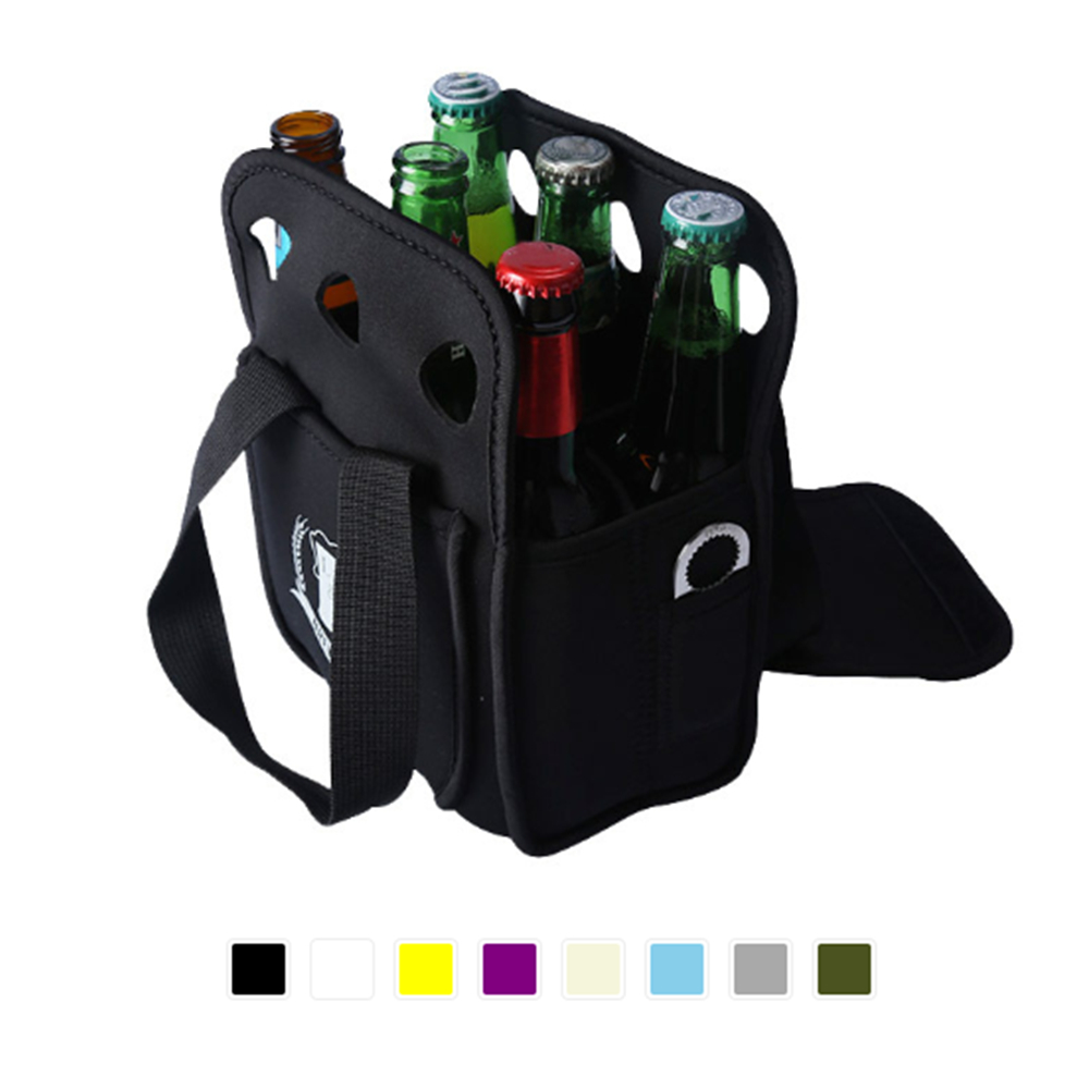 Neoprene 6-Pack Cooler Tote Bag 4