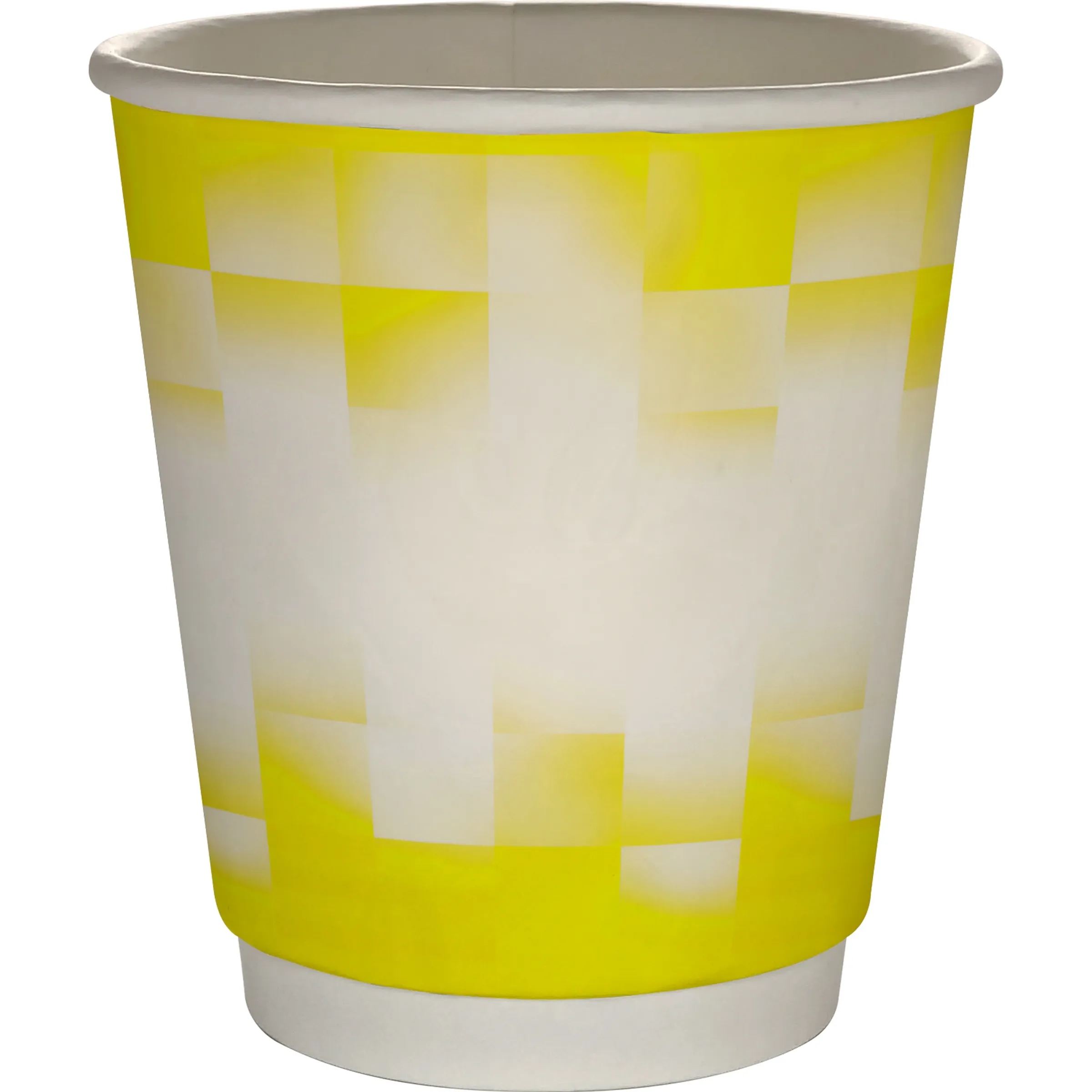 10 oz Full Color Shaded Checkers Insulated Paper Cup 16