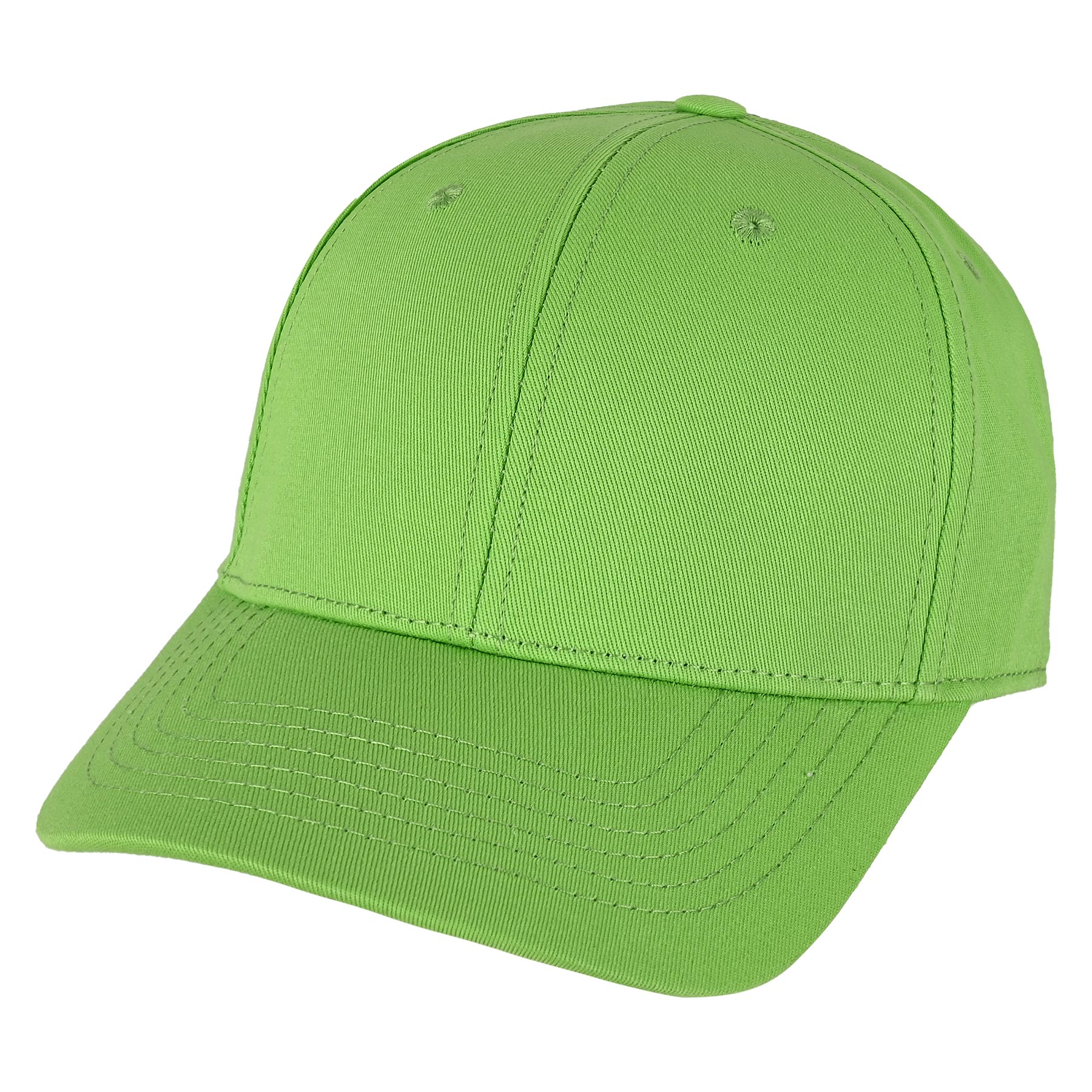 Classic 6-panel Curved Brim Baseball Cap With Plastic Snapback Clousure (MOQ: 1pc) 9