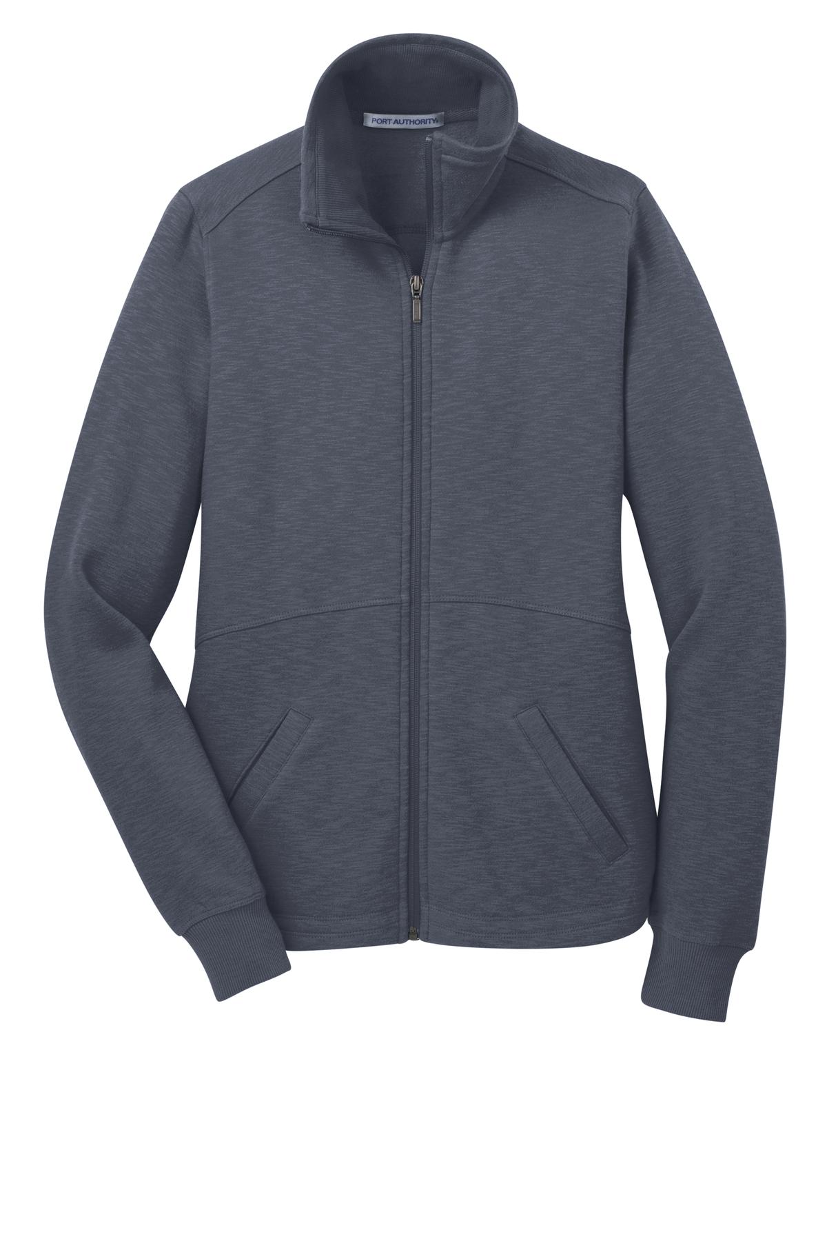 Port Authority Women's Slub Fleece Full-Zip Jacket. L293 12
