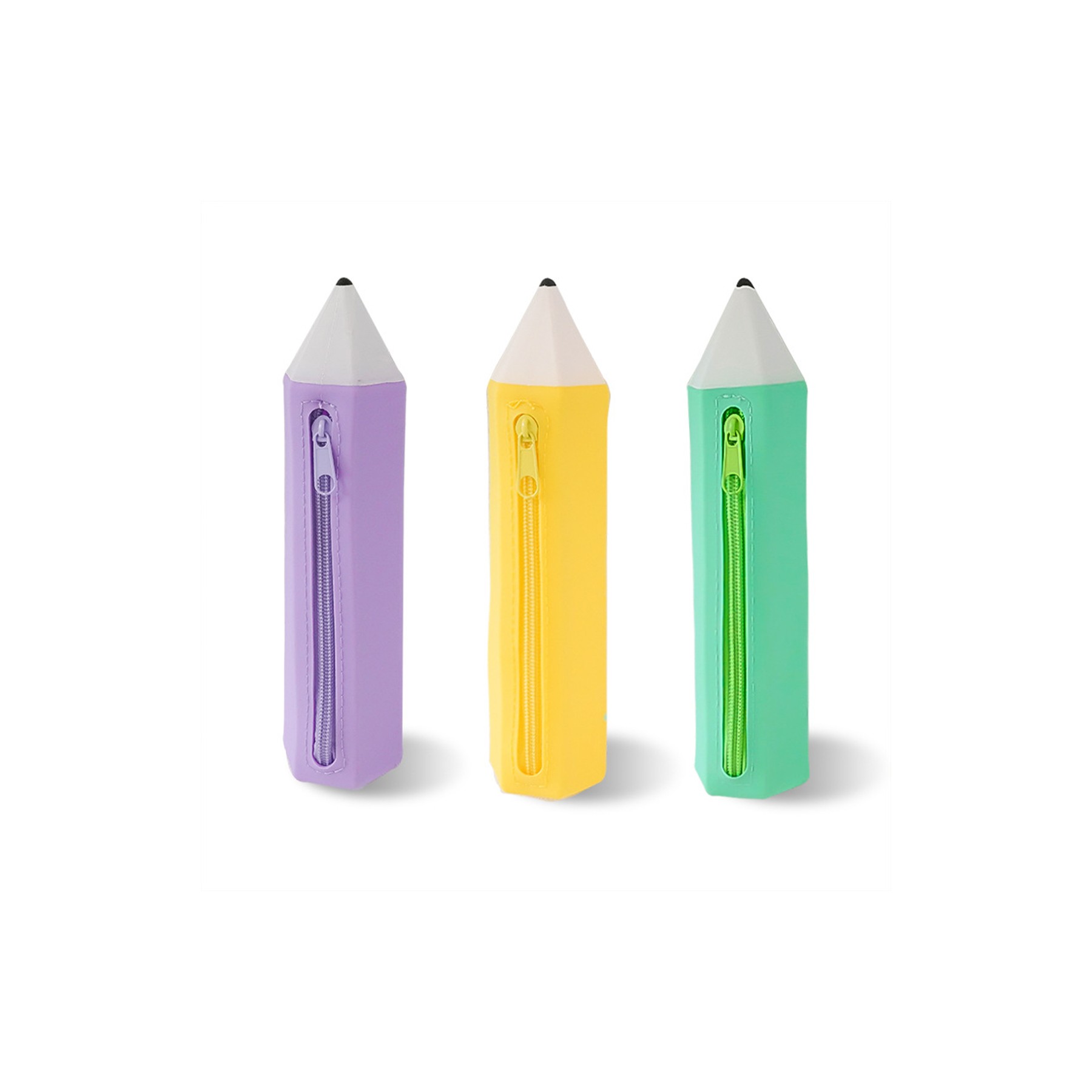 Silicone Pencil-Shaped Pencil Case 2