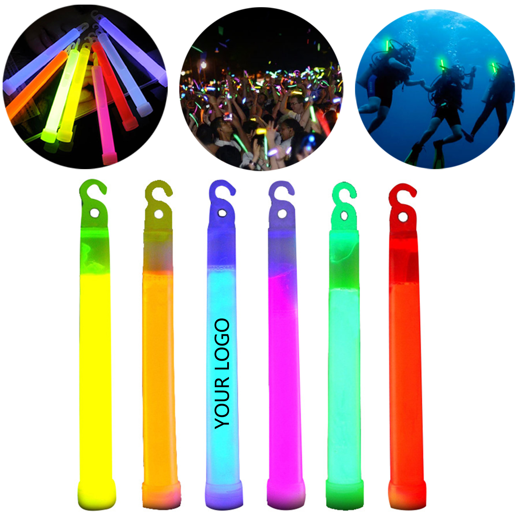 6" Halloween Party Glow Stick 3