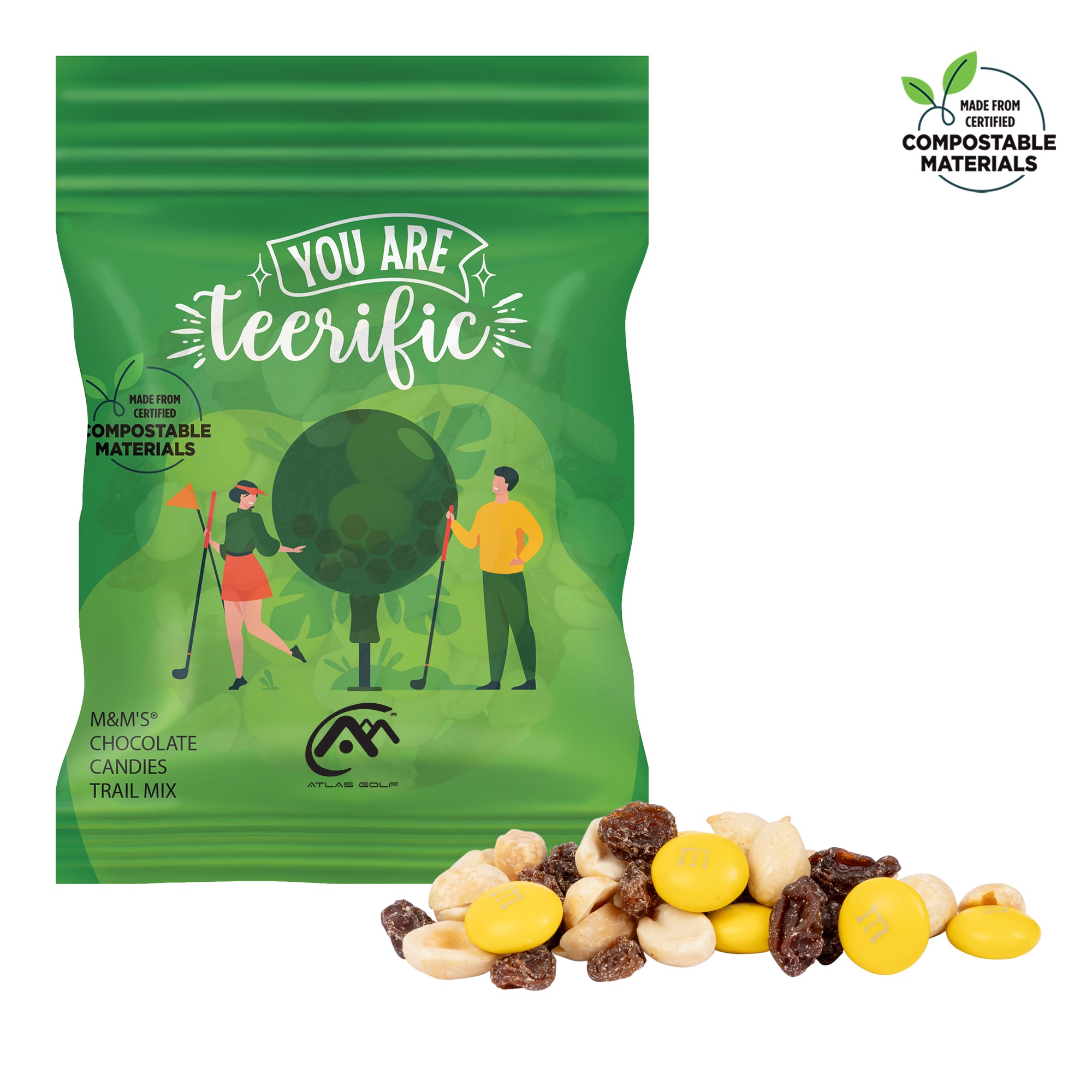 2oz ECO-Digibag, Full Color, Color Choice M&M'S Trail Mix 10