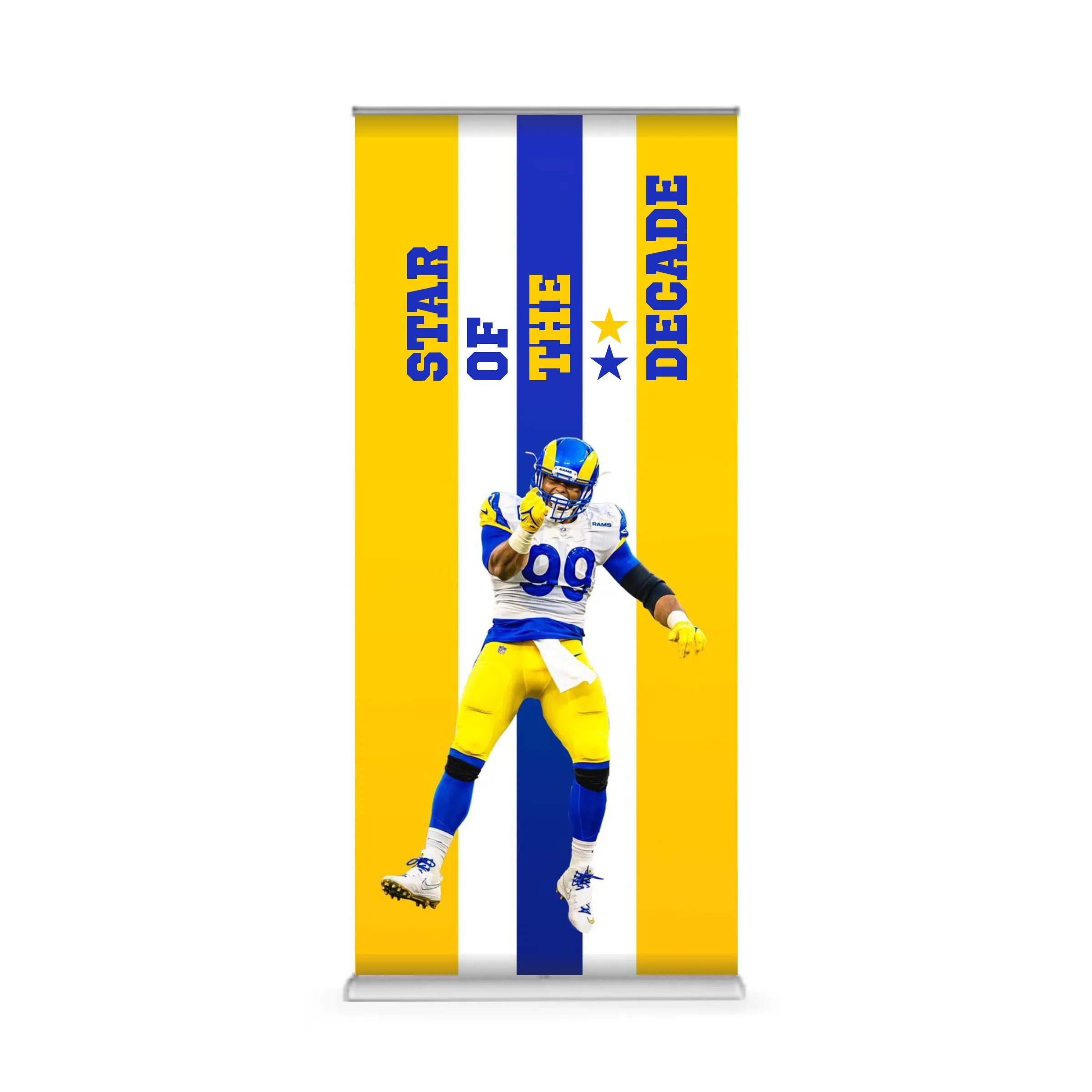 33.25"x78" Deluxe Double-Sided Retractable Banner Kit 2