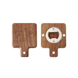 Acacia Wood Magnetic Bottle Opener 2