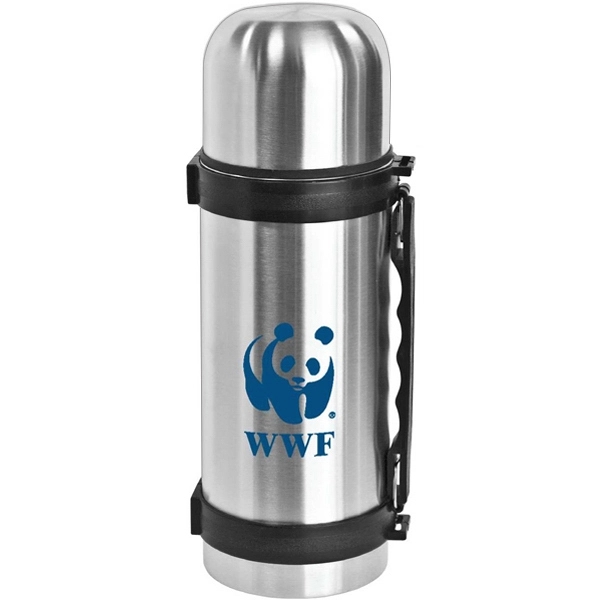 Dixon - 32 oz Stainless Steel Vacuum Bottle, custom water bottle with logo imprint 2