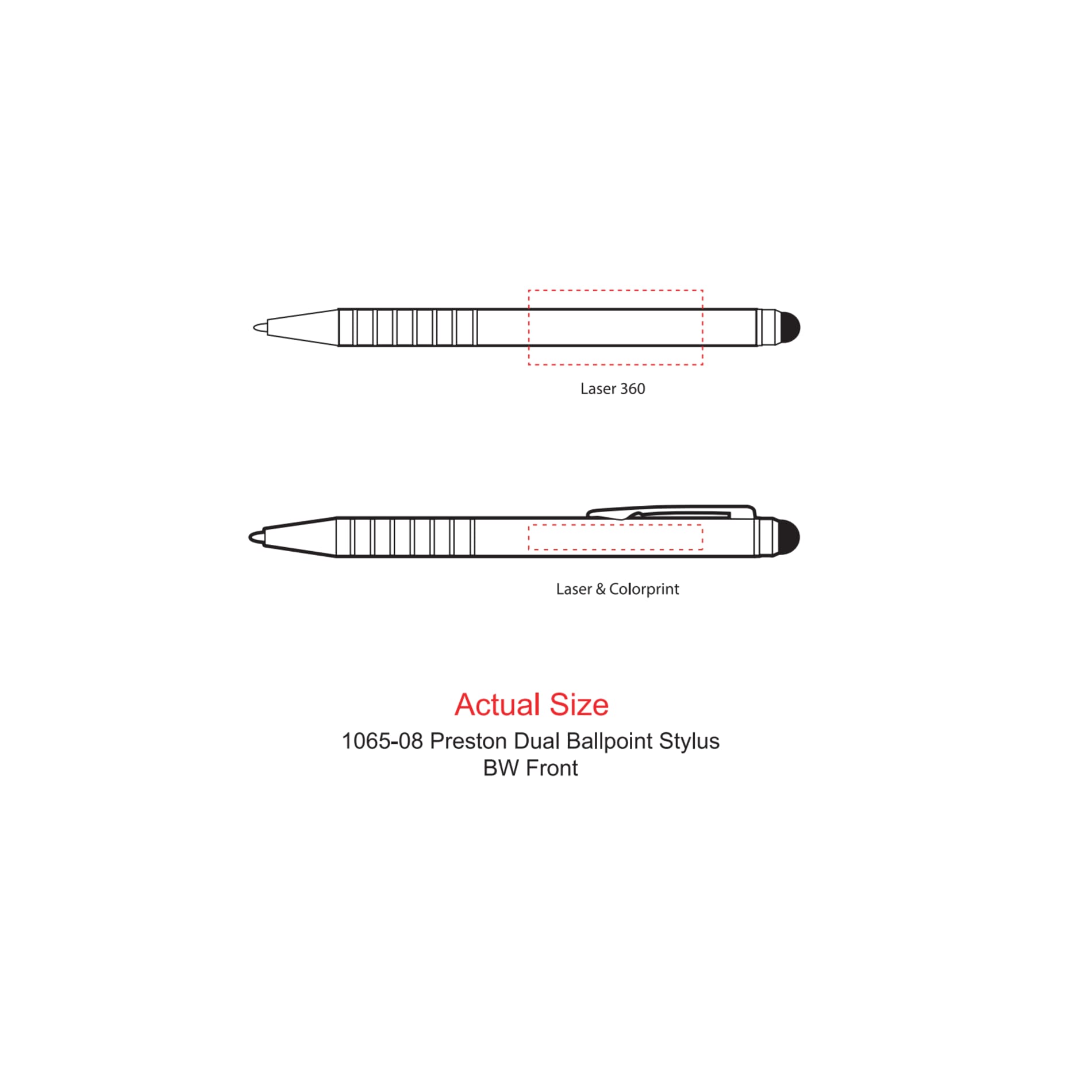 Preston Dual Ballpoint Stylus 51
