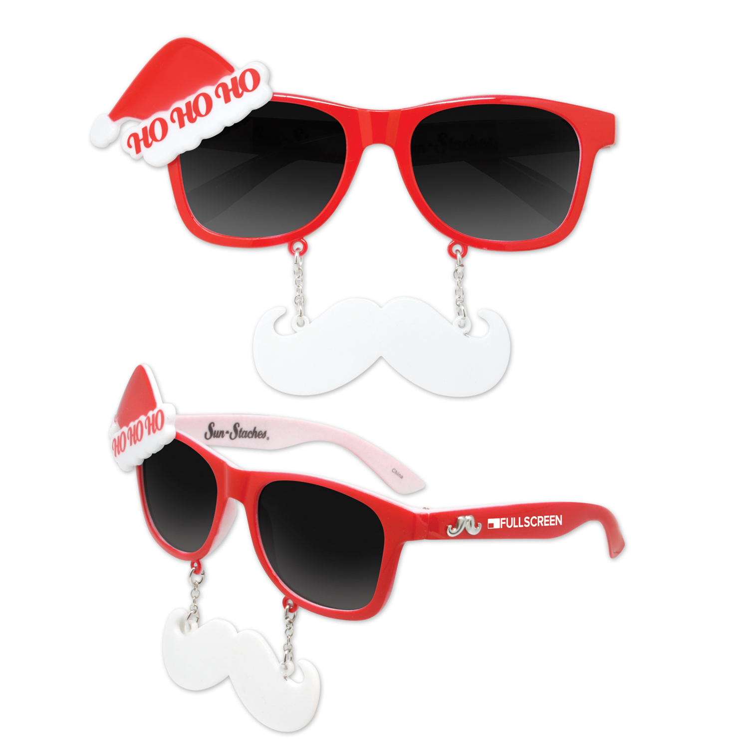 Santa Sun-Stache® Sunglasses 1