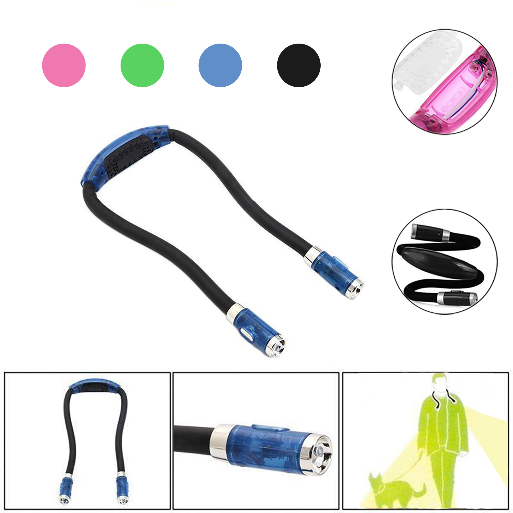 Led Neck Hug Light Book Reading Lamp 2