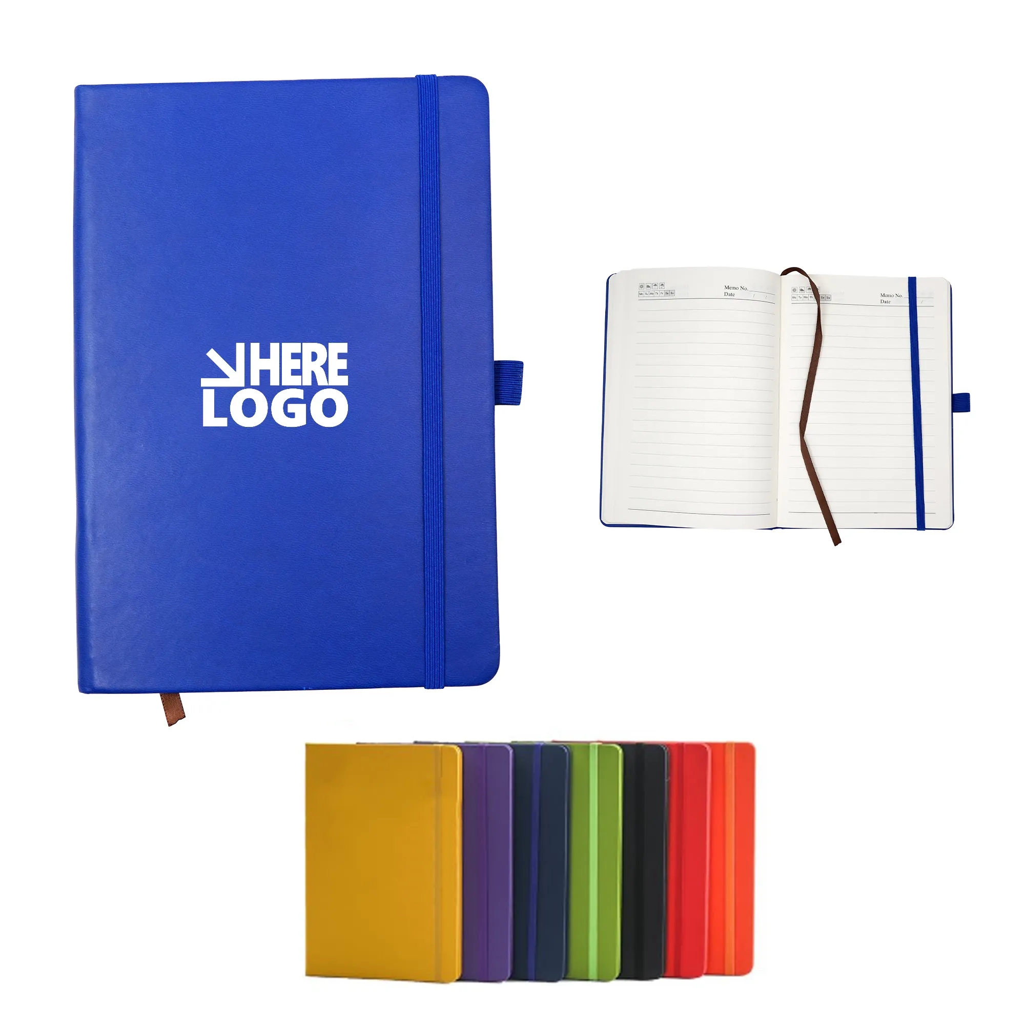 A6 Soft Journal Hardcover Pocket Notebook with Elastic Strap 2