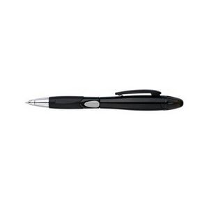 White Barrel Pen With Highlighter 4