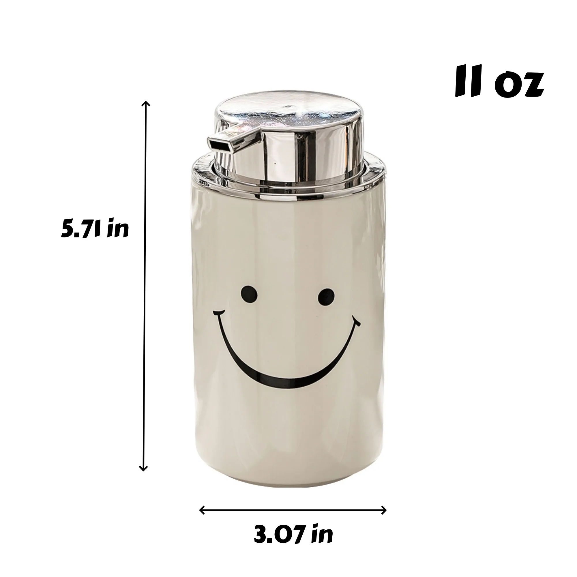 12oz Ceramic Soap Dispenser 2