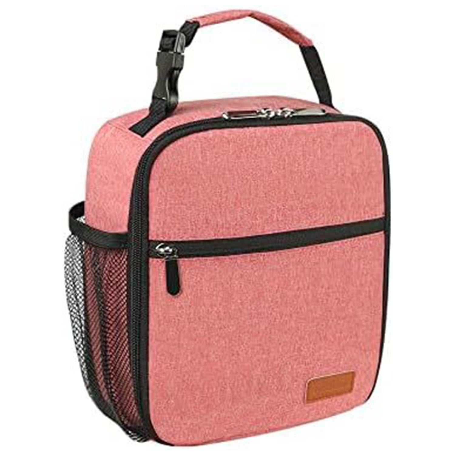 6 Can Oxford Insulated Lunch Cooler Bag w/ Zipper Pocket 3