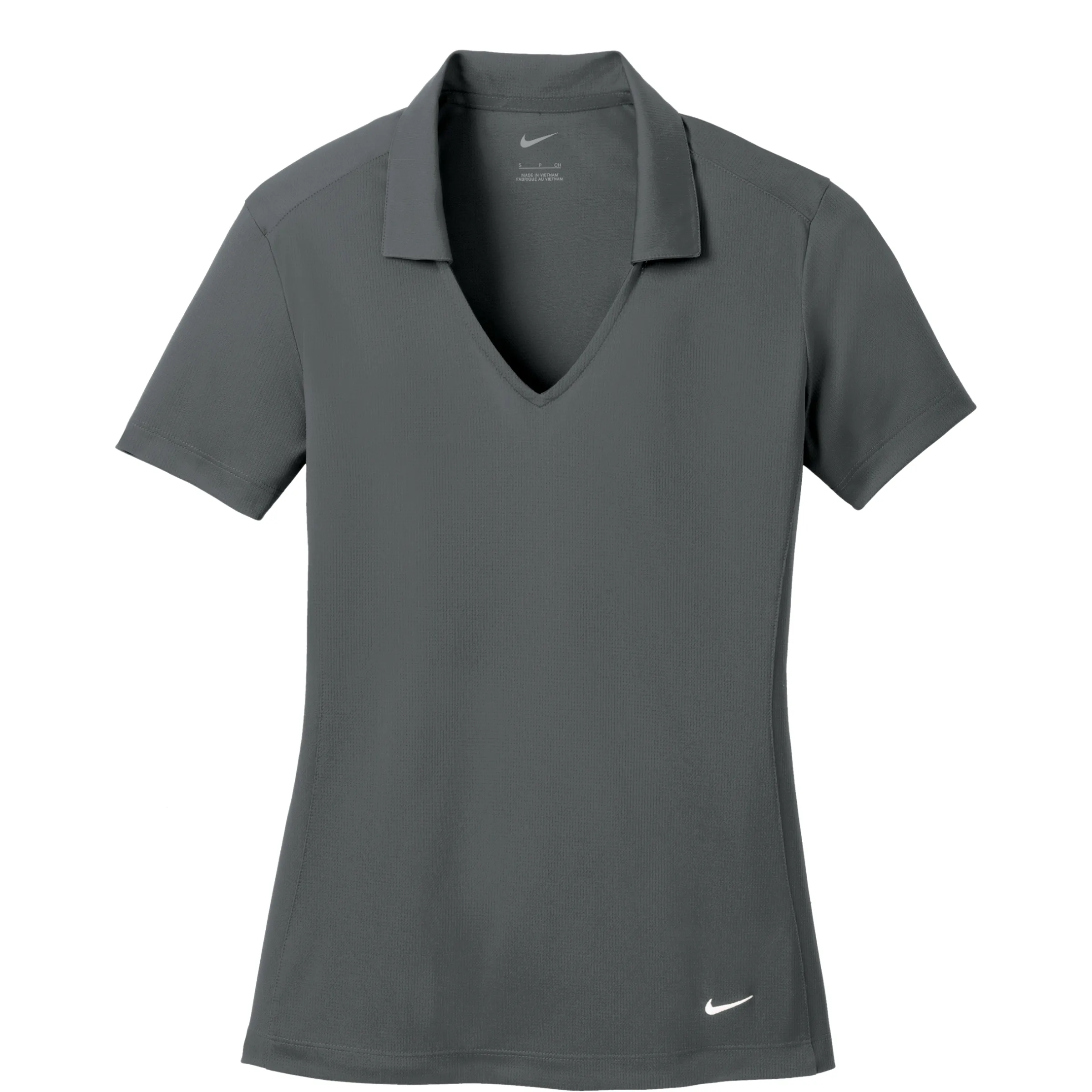 NIKE(R) LADIES DRI-FIT VERTICAL MESH POLO 12