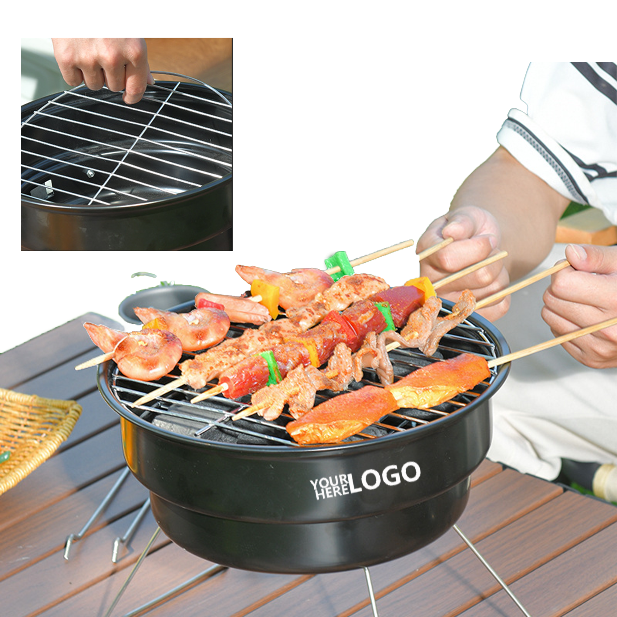 Heavy-Duty Iron Mini Ice Cooker 1