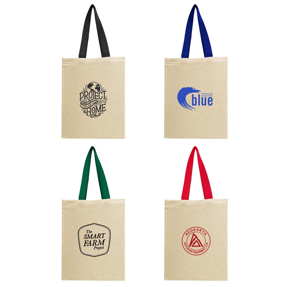 Natural Cotton Canvas Grocery Tote Bag, custom tote bag with logo imprint 28