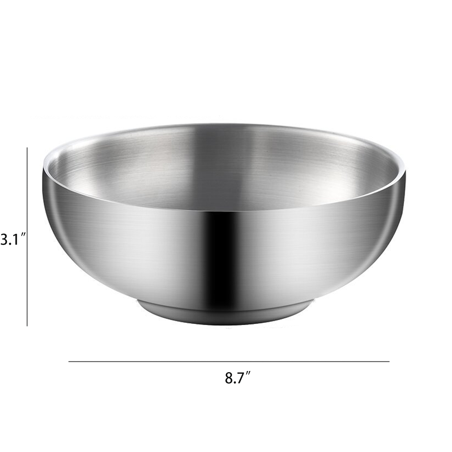 25oz Double Wall Stainless Steel Soup Bowl 2