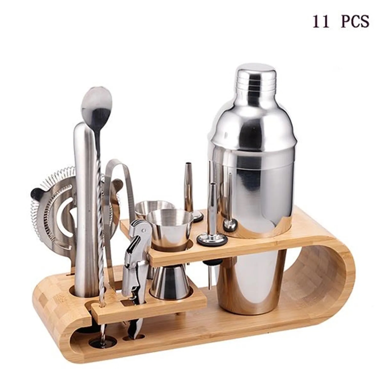 25 Oz Stainless Steel Cocktail Shaker Set 16 Pcs 5