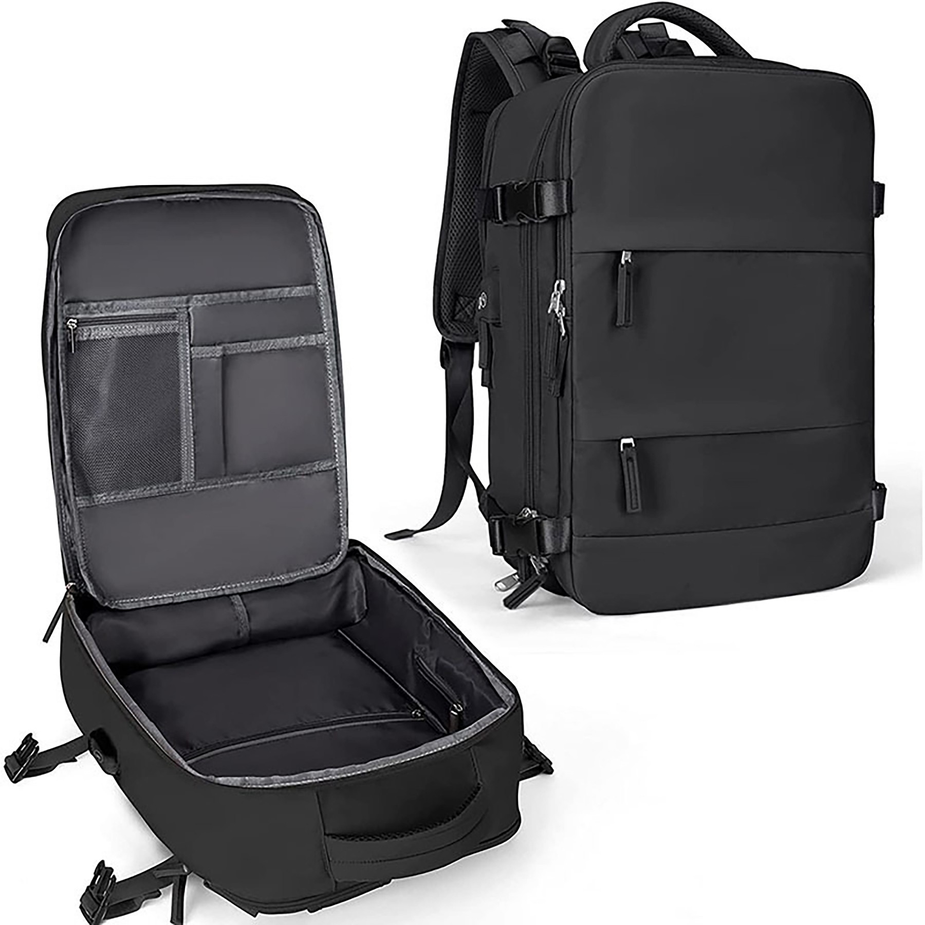 Travel Backpack With USB Charging Port 1