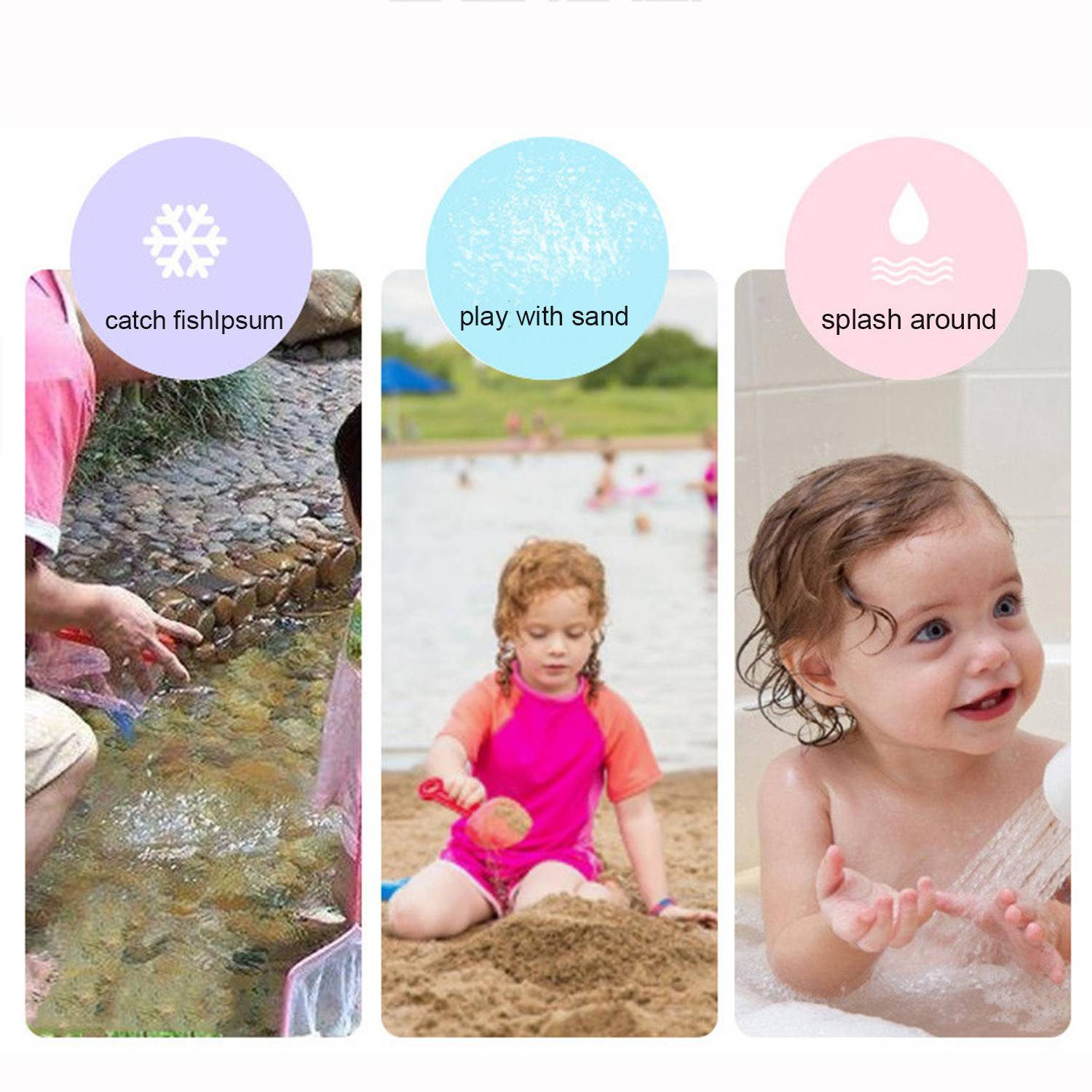 Children'S Plastic Small Water Bucket Beach Toy 7