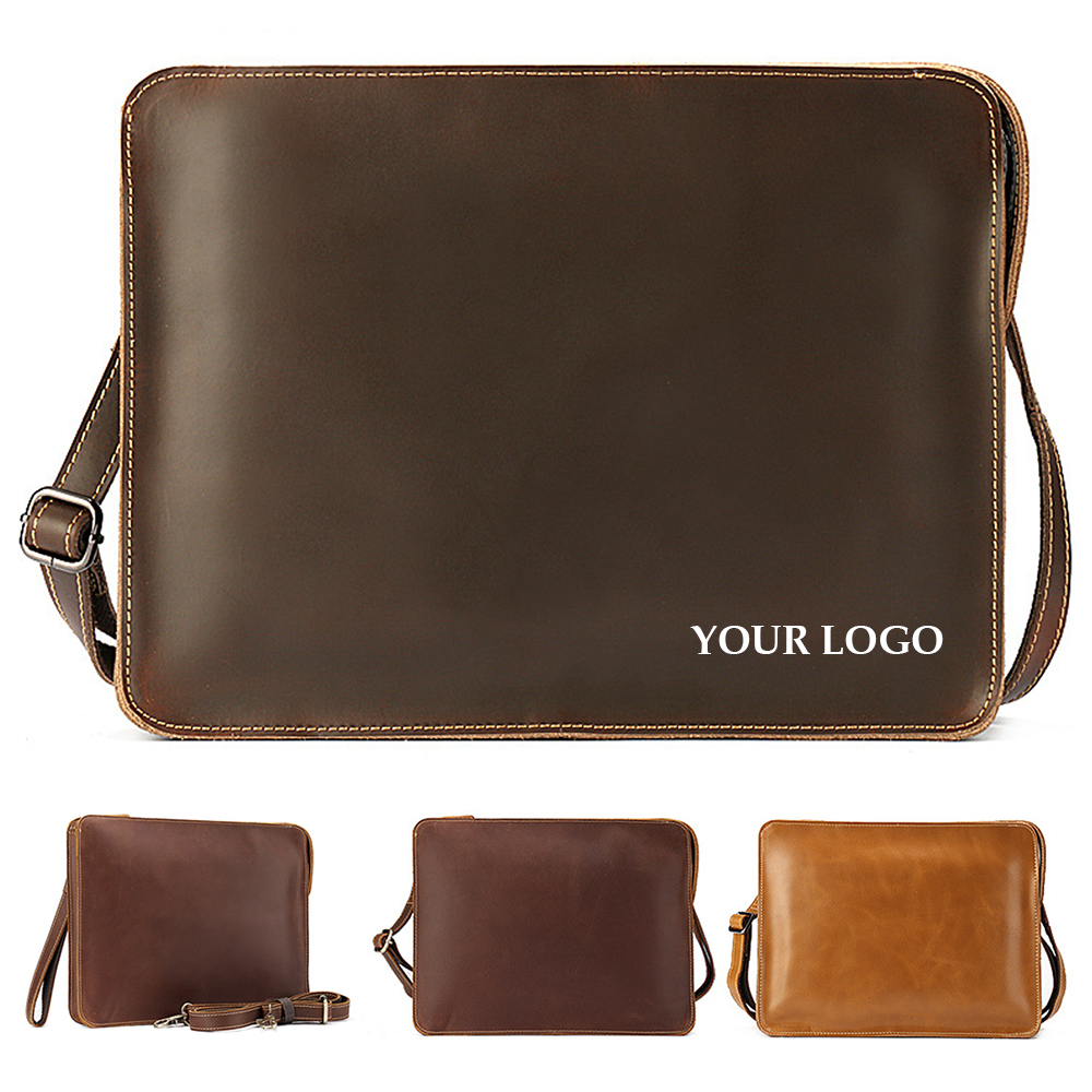 Genuine Leather Messenger Bag 3