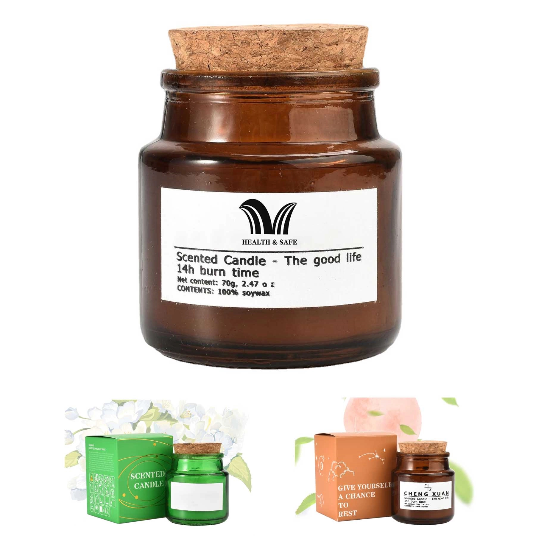 Home Scented Candle Jar 2