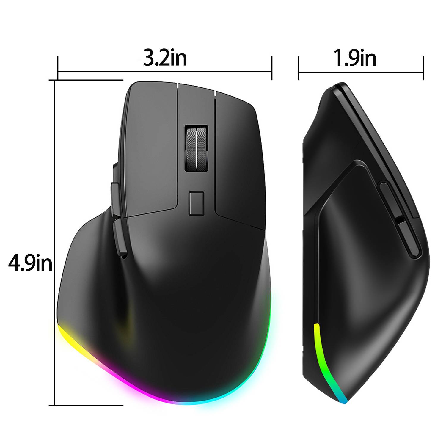 Rechargeable Luminous Wireless Mouse 3