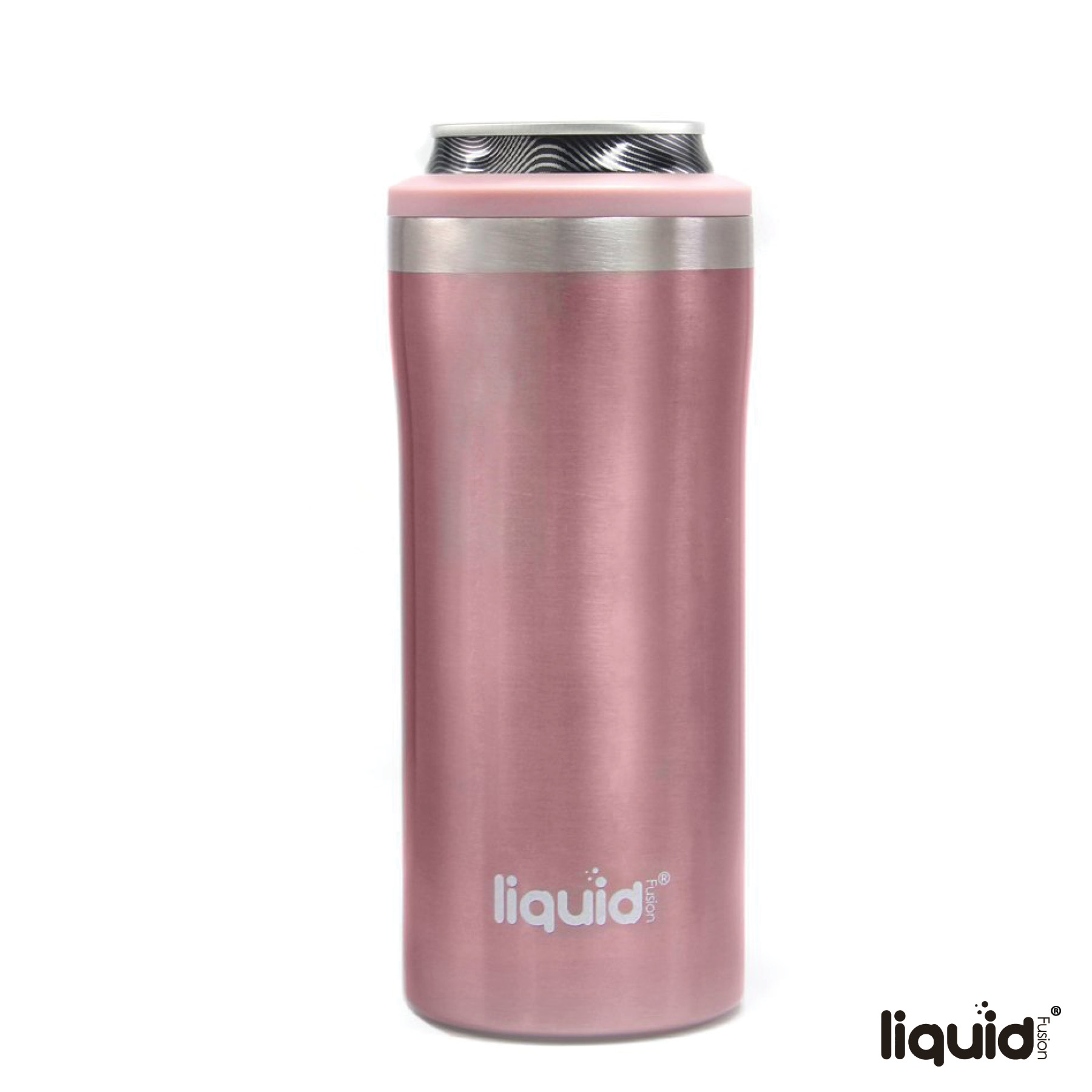 Liquid Fusion® 12 oz. Double Wall, Stainless Steel Skinny Can Cooler 70