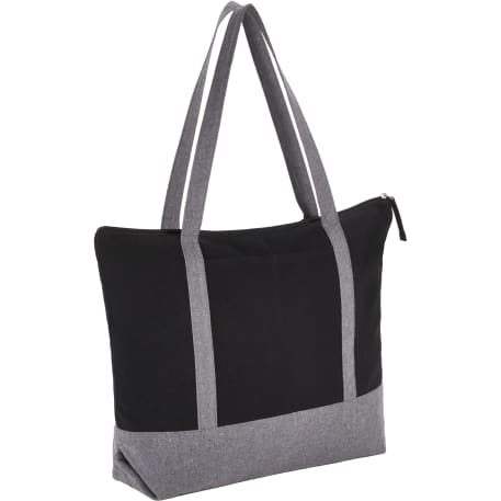 Repose 10oz Recycled Cotton Zippered Tote 2