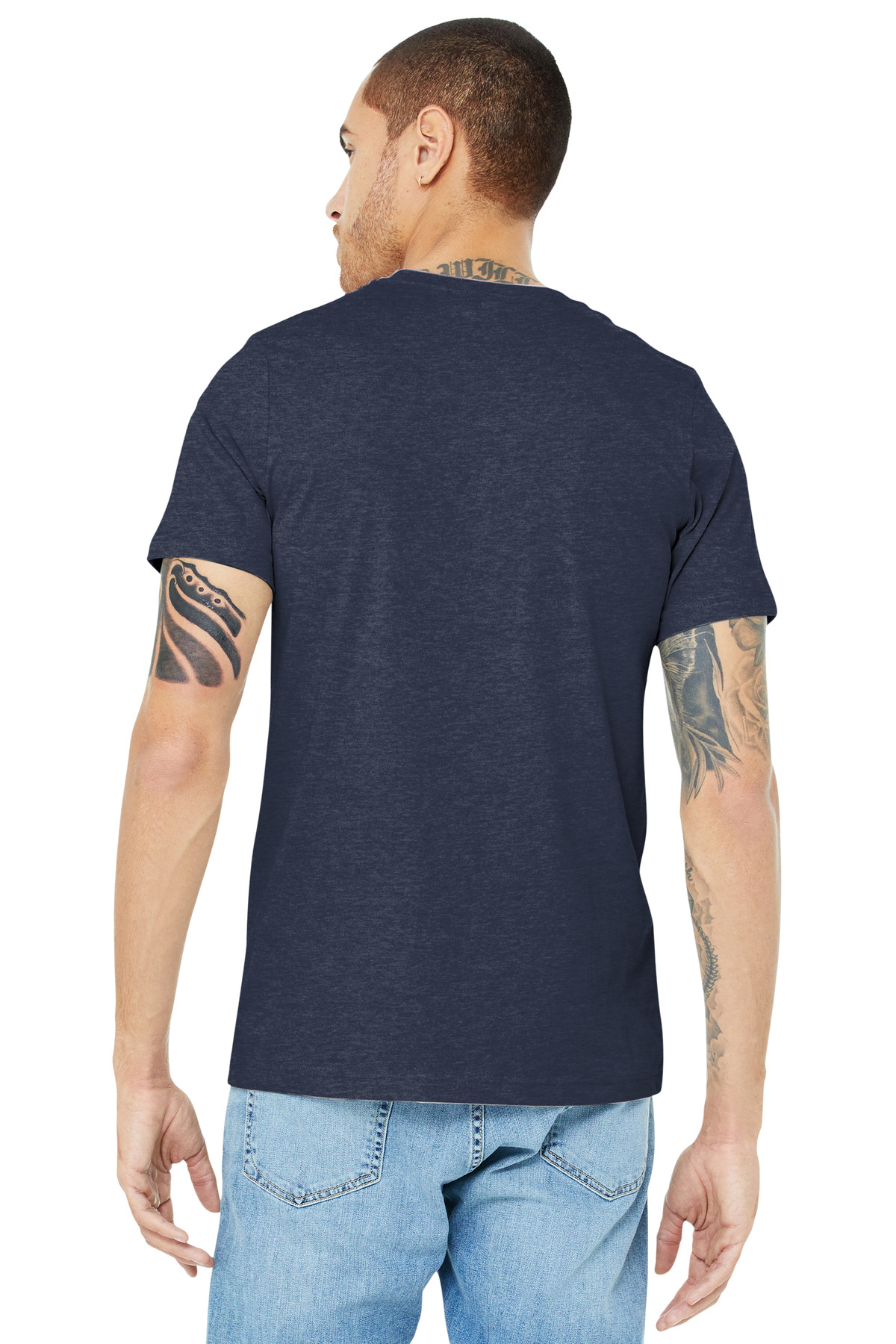 BELLA+CANVAS Unisex Heather CVC Short Sleeve Tee. BC3001CVC 131