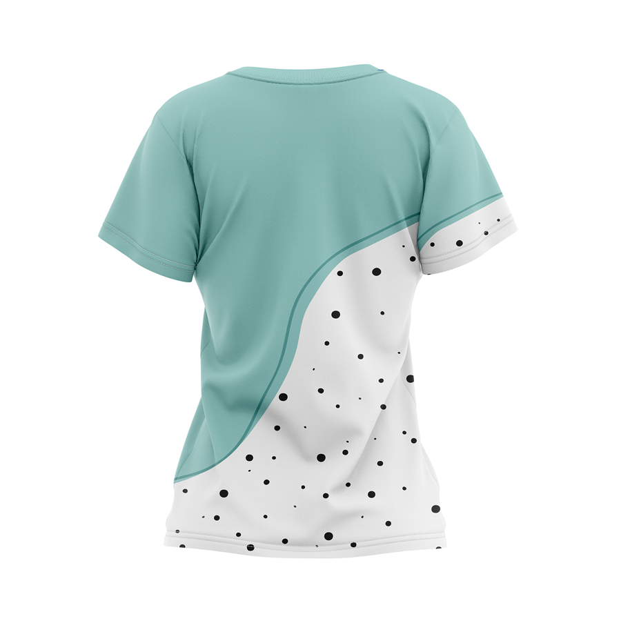 Women's Sublimation 160G Jacquard Short Sleeve T-Shirt 3
