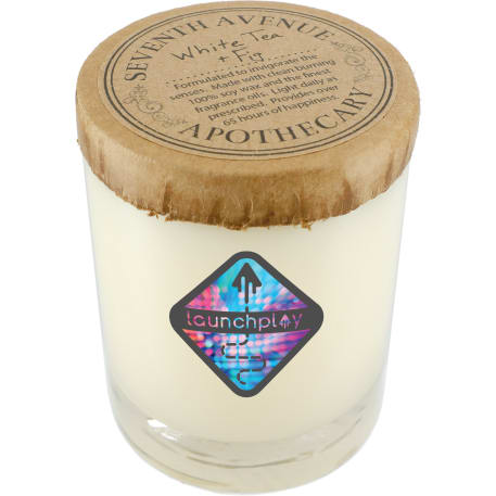 White Tea and Fig 11 oz Glass Jar Candle 35