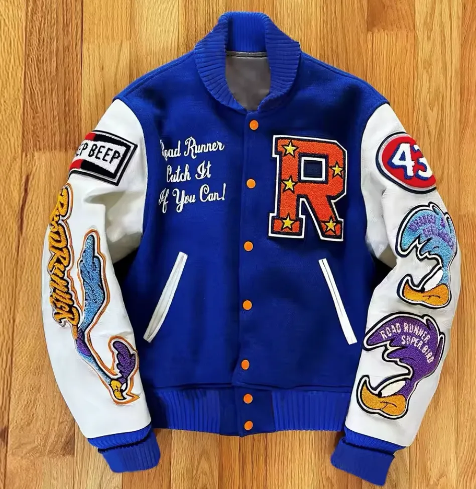 High-End Custom Genuine or Vegan Leather Varsity Letterman and Leather Jackets 28