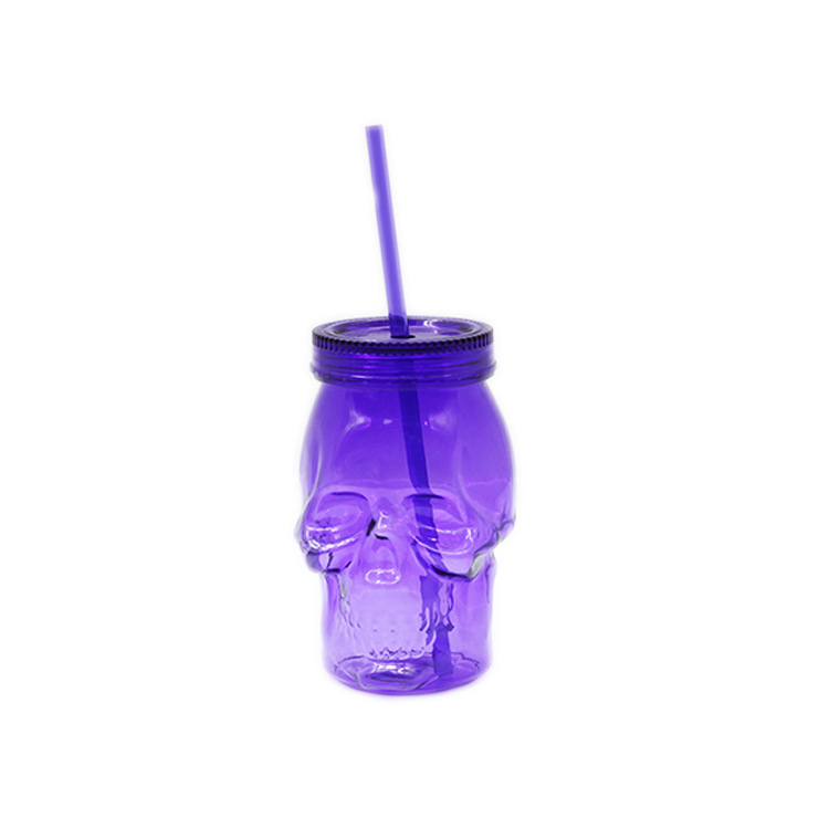 Disco Skull Shaped Shining Sipper Cup Pool Party 4