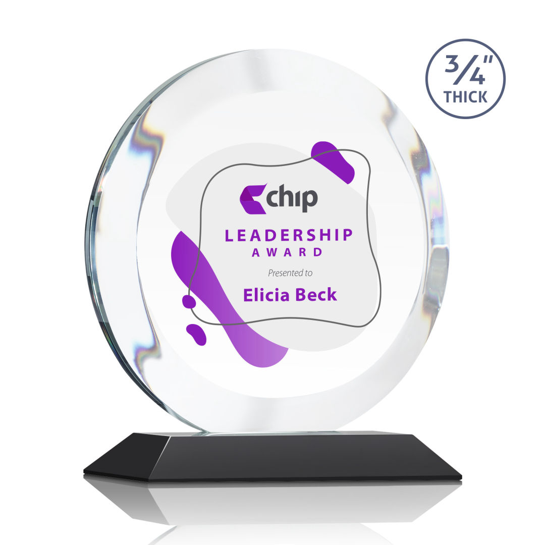 Gibralter VividPrint™ Award - Black