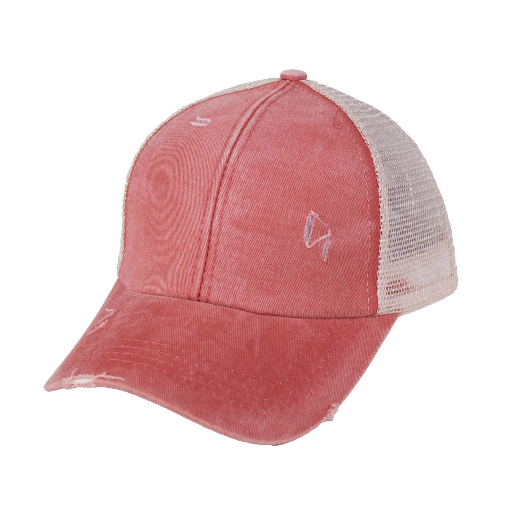 Ponytail Baseball Cap with Mesh 15