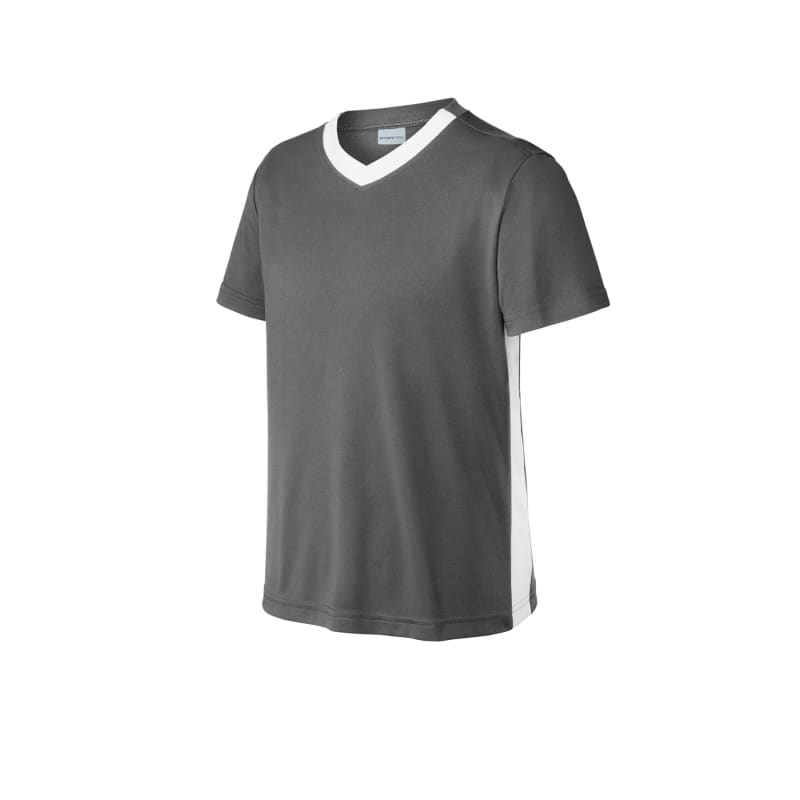 Sport-Tek Youth Competitor United V-Neck 66