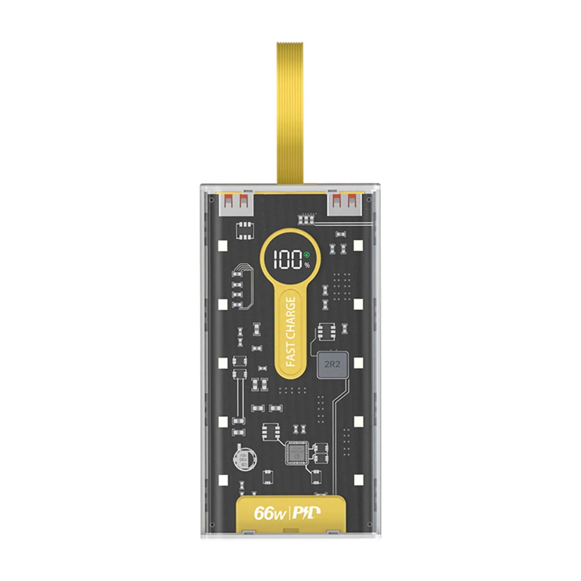 Transparent Fast charge Power Bank 1