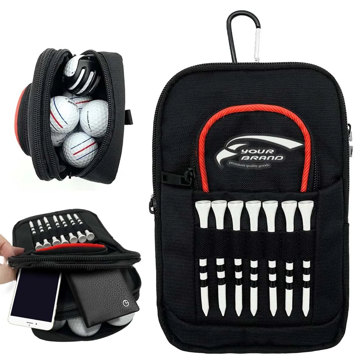 Large Capacity Golf Accessories Storage Bag 2