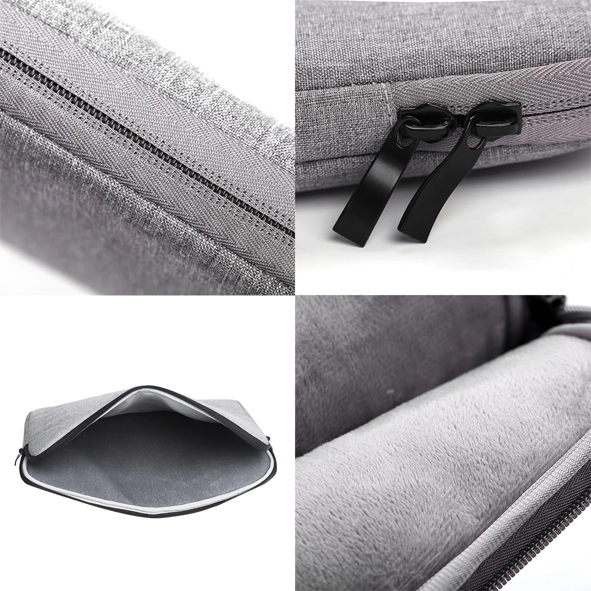 11" Oxford Laptop Sleeves w/ Front Accessory Pocket & Zipper 2