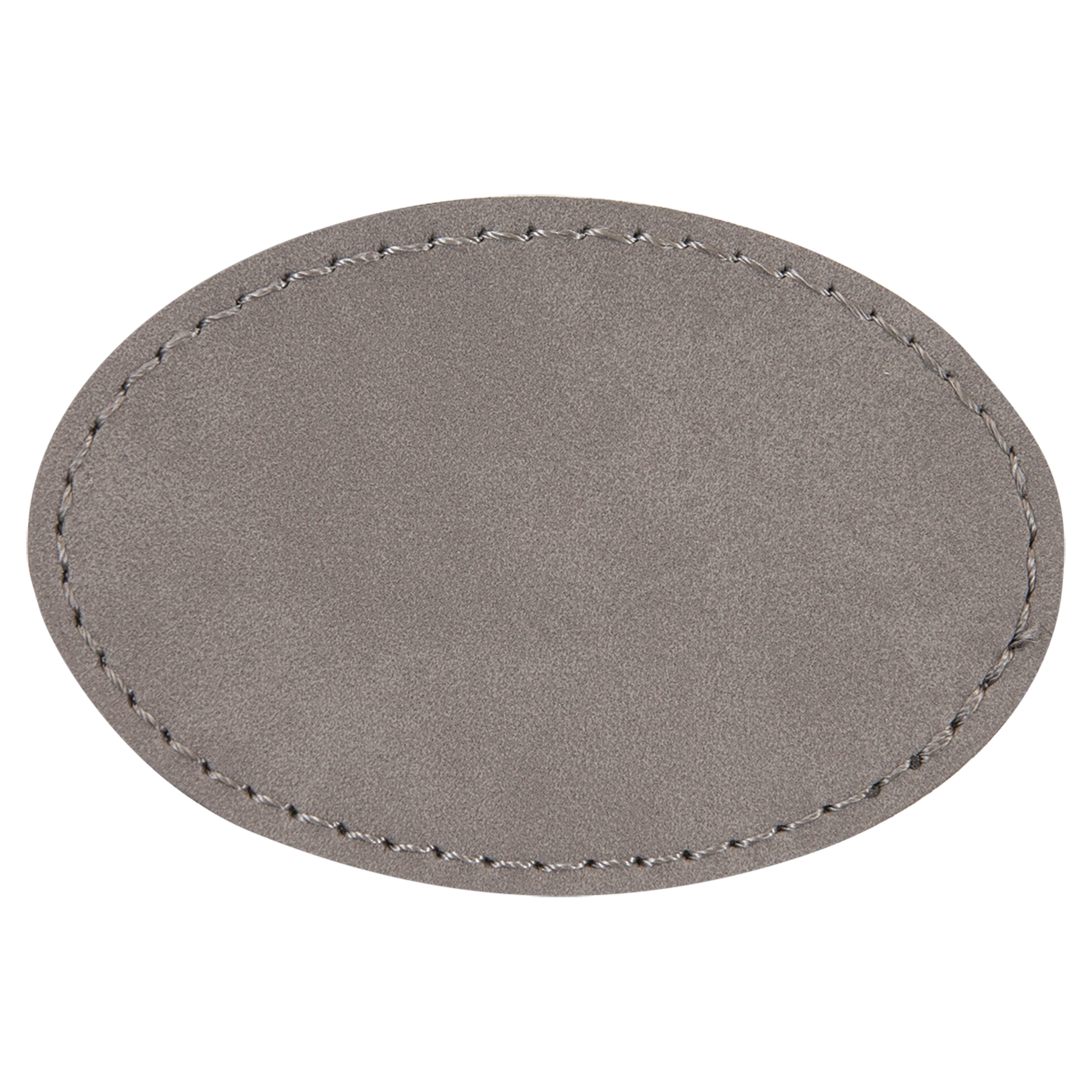 3 1/2" x 2 1/2" Oval Leatherette Patch with Adhesive 2