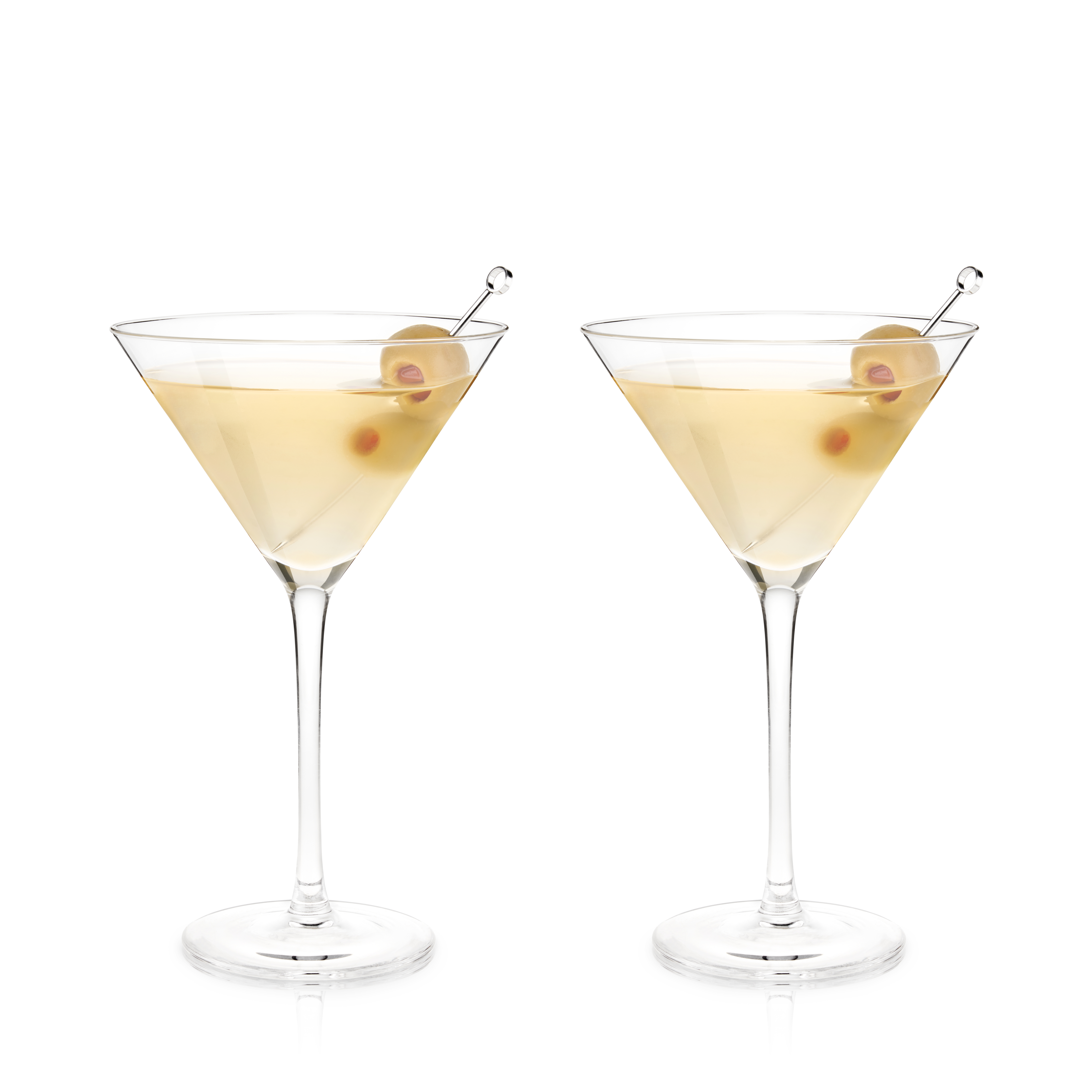 Viski® Stemmed Crystal Martini Glass, set of 2 4
