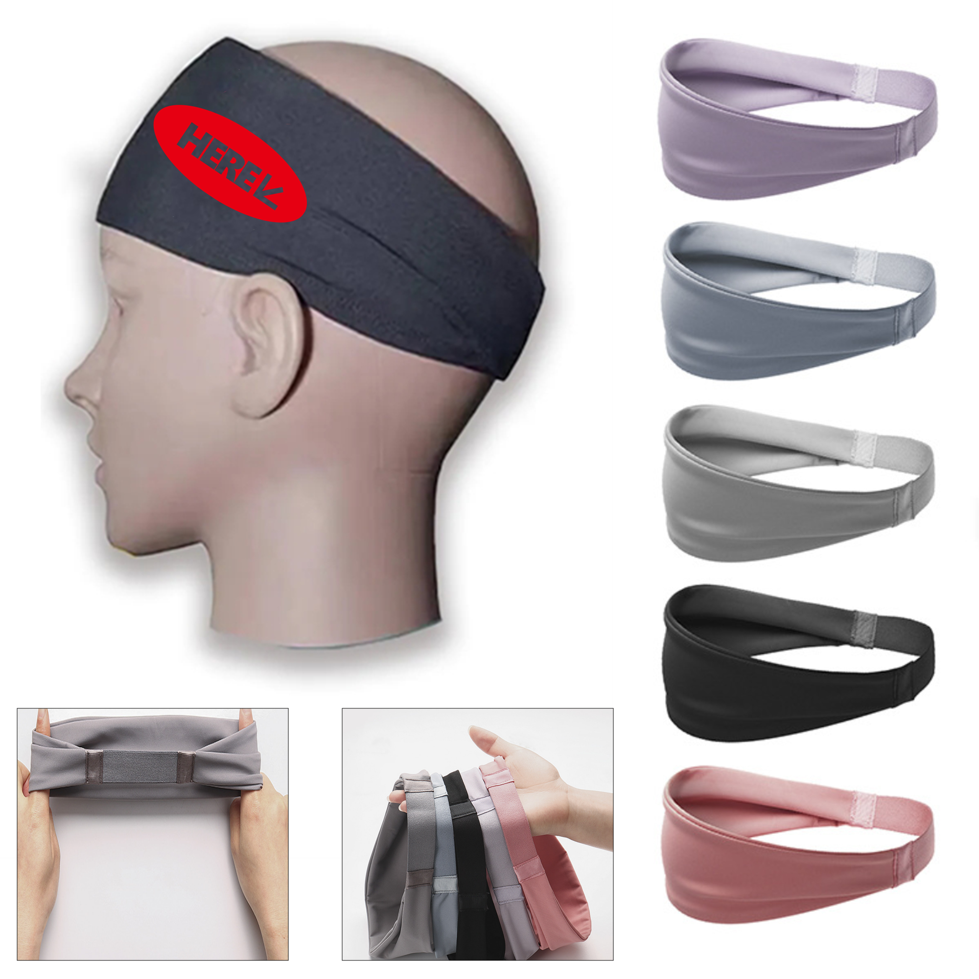 Moisture-Wicking Sports Headbands 2