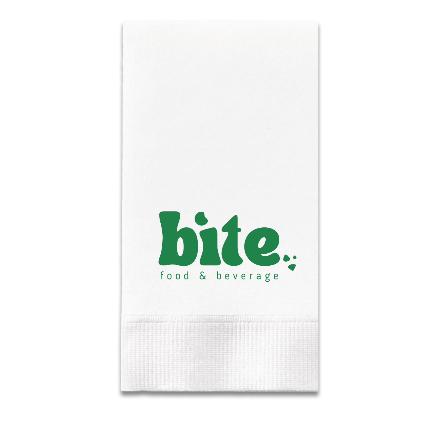 3-Ply White Dinner Napkin - 1/8 Fold, FSC Certified