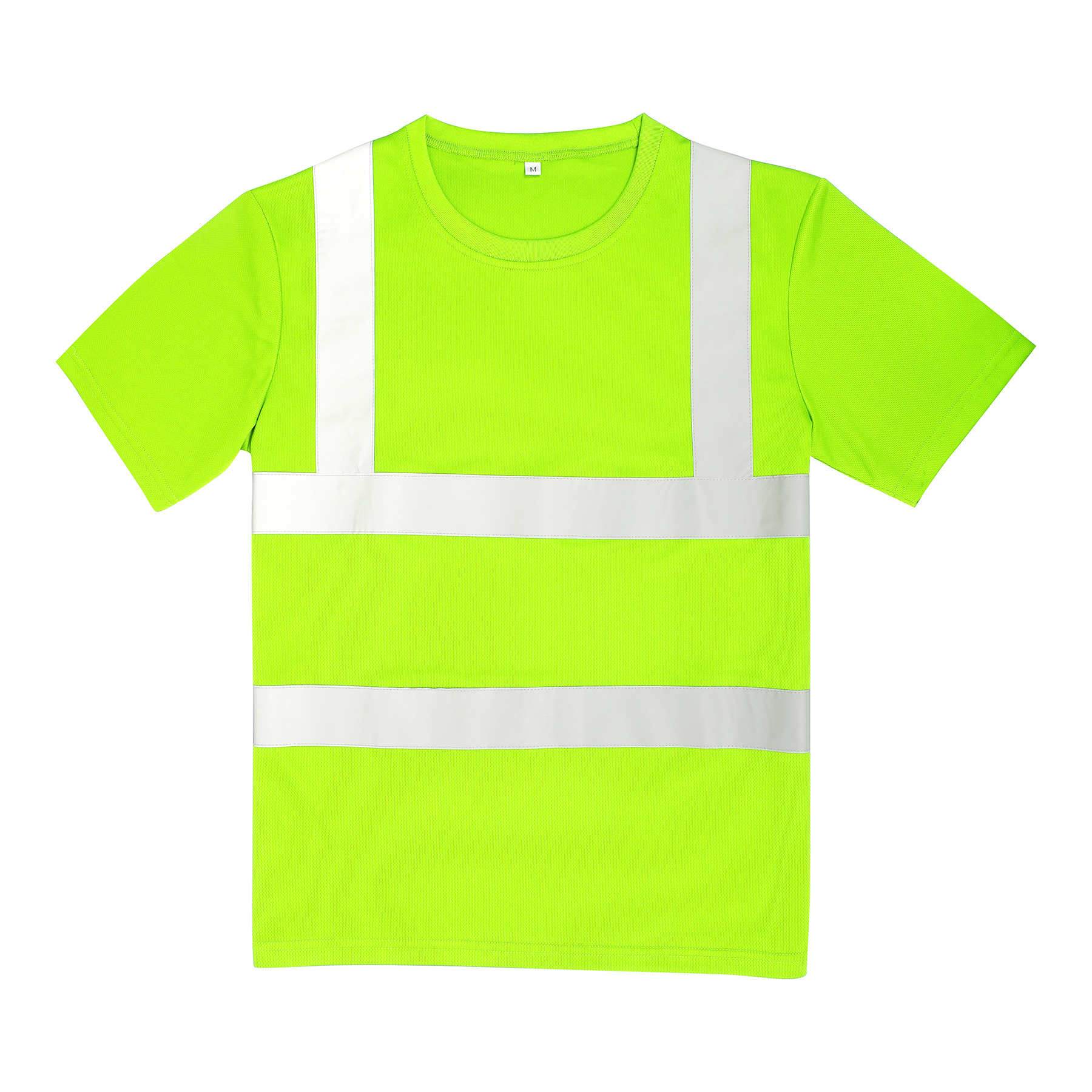 High-Visibility Safety T-Shirt With Two Reflective Stripes 1