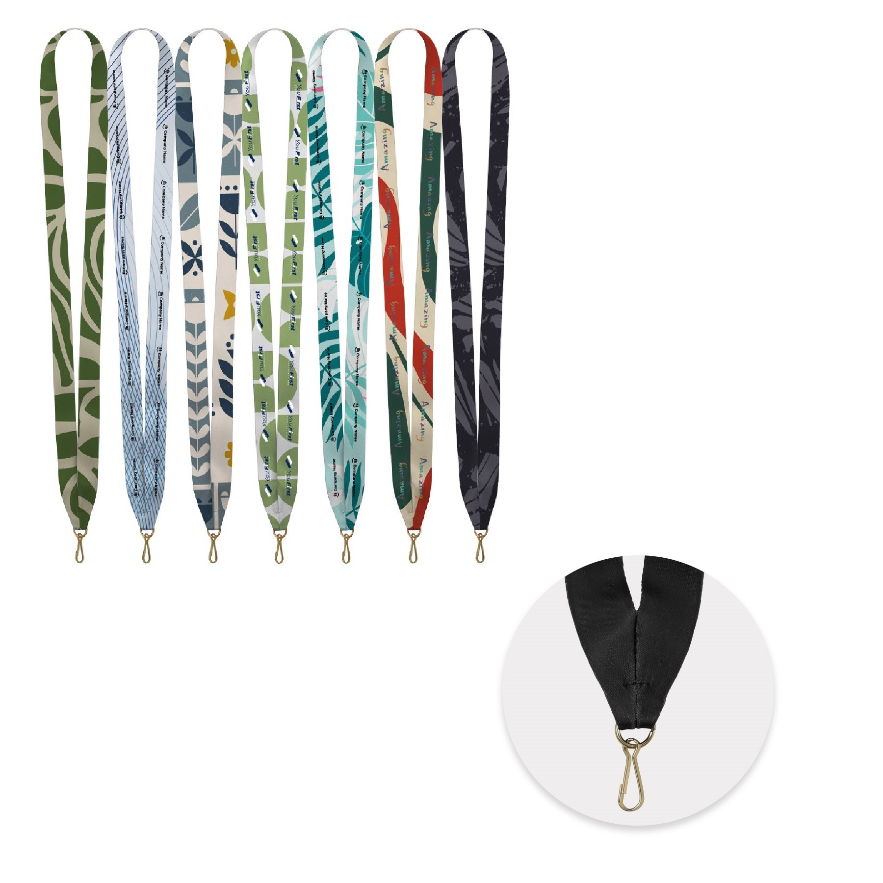 Full Color Ribbon Lanyard for Medal 2