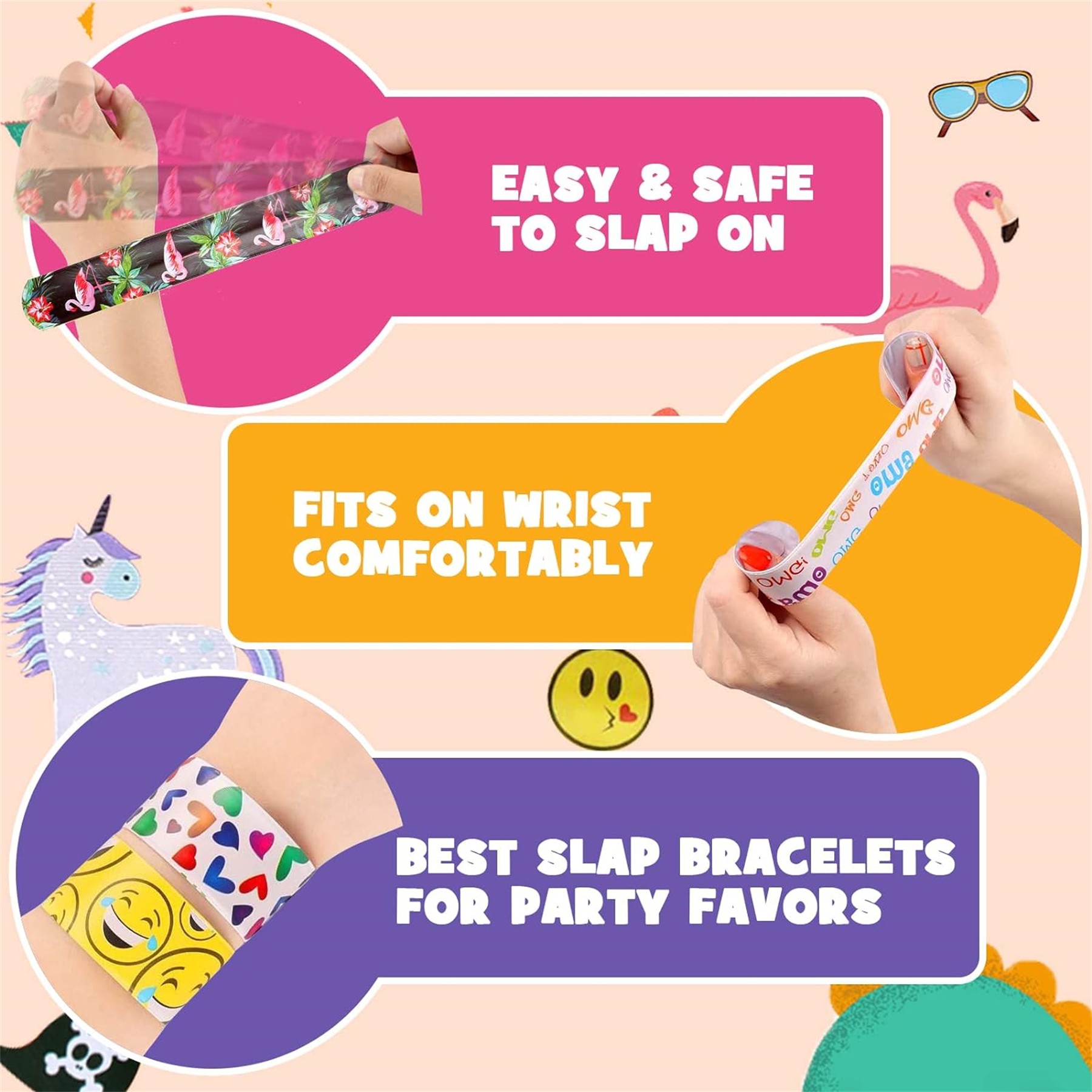 Slap Bracelets For Kids 4