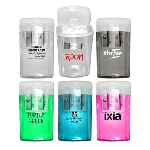 Flip Top Pencil Sharpeners